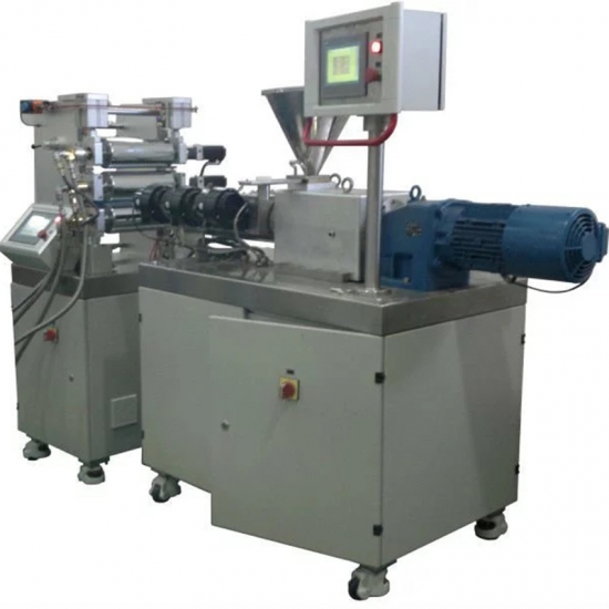 Lab Cast Film Machine With Calendering Tester